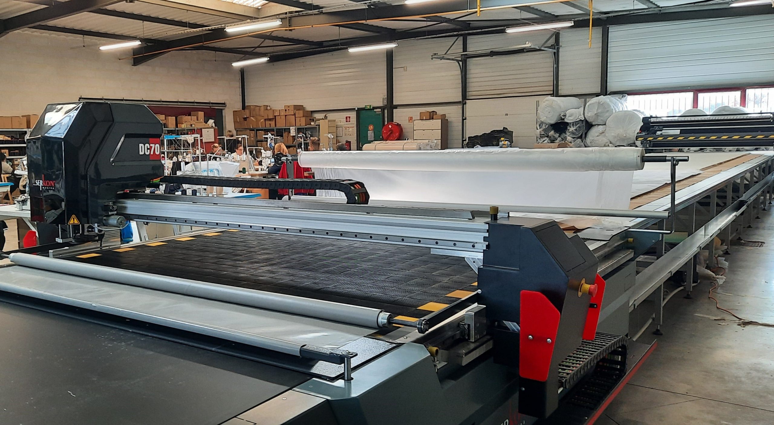 Description de la machine de coupe automatique textile