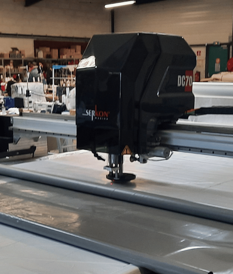 Description de la machine de coupe automatique textile